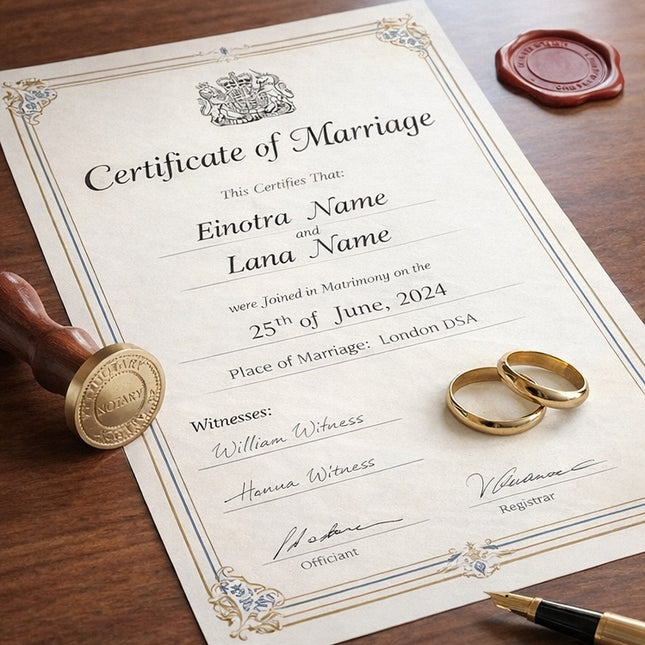 Marriage Certificate